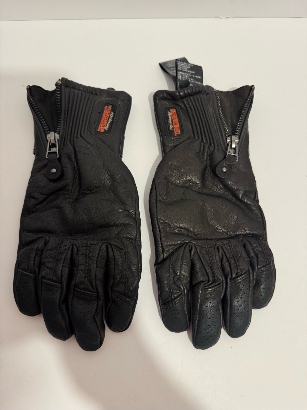 Harley-Davidson Women's Jayden Under Cuff Gauntlet Glove Black M